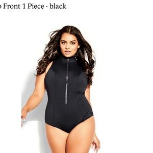 NEWT NEOPRENE ZIPPER FRONT SWIMSUIT